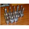 Image 1 : HSK63A Misc Collet Chucks, Missing Nuts