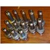 Image 2 : HSK63A Misc Collet Chucks, Missing Nuts