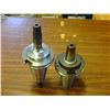 Image 1 : CAT50 Shrink Fit End Mill Holders, (2) 3/8"
