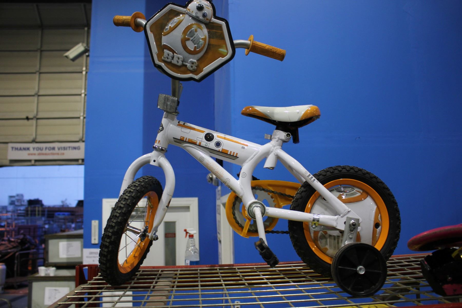 CHILDREN'S STAR WARS FORCE AWAKENS BB8 BIKE WITH TRAINING WHEELS - Able ...