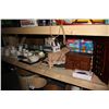 Image 2 : SHELF LOT OF ASSORTED HOUSEHOLD GOODS AND ASSORTED ROYAL ALBERT CHINA