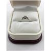 Image 2 : 14K WHITE GOLD MODERN DIAMOND ENGAGEMENT RING