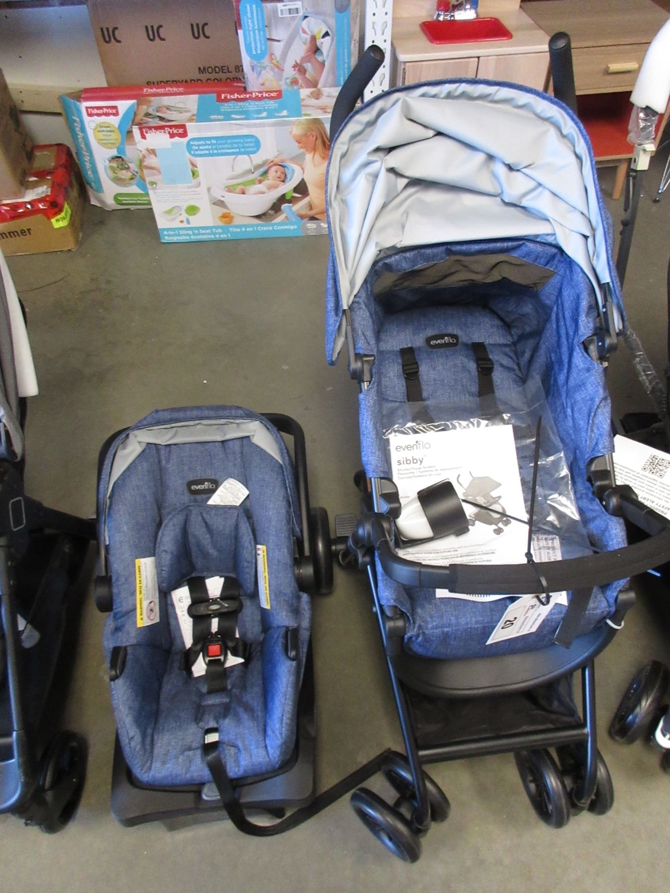 Evenflo travel Clearance