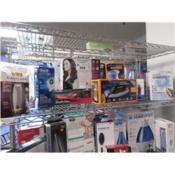 EXTREME STEAM MACHINES, WATERPIK WATER FLOSSER, NOSE HAIR TRIMMER, HAIR CURLER, SOFT BONNET DRYER,