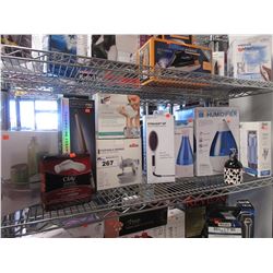 GOODGRIPS SHOWER CADDY, CONAIR CURLING WAND, SILK'N REVIT MICRODERM KIT, PORTABLE SEWING MACHINE,