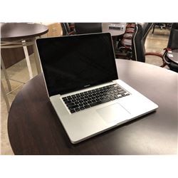 APPLE MACBOOK PRO, 15'', NO HARD DRIVE, NO POWER SUPPLY, AS-IS, SERIAL NUMBER C02JCBZWDV33