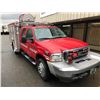 Image 2 : 2004 FORD F-550 CAFS FIRE TRUCK, RED, VIN # 1FDAW57PX4ED10714