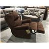 Image 2 : BROWN UPHOLSTERED RECLINER