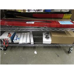 YAKIMO 46" WINDSHIELD GUARD, METER STICKS, 36" HEAVY DUTY PUSH BROOM, HAWKEYE DEPTHTRAX 1H, BLUELAB