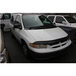 2000 DODGE GRAND CARAVAN, WHITE, 4DRSW, GAS, AUTOMATIC, VIN#2B4GP2436YR525539, 86,129KMS,
