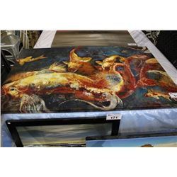 KOI ARTWORK SIGNED LJ