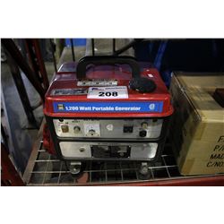 POWER FIST 1200 WATT GAS GENERATOR