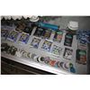 Image 2 : SHELF LOT OF ASSORTED COLLECTOR SPORTS CARDS & POGS