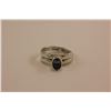 Image 2 : LAB CREATED ALEXANDRITE RING, OVAL LIGHT TO MEDIUM COLOR, SET IN STERLING SILVER