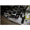 Image 1 : SHELF LOT OF ASSORTED CELL PHONES, BLUETOOTH SPEAKERS & MORE