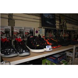 SHELF LOT OF ASSORTED DESIGNER SHOES & LOAFERS