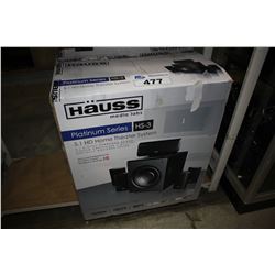 HAUSS PLATINUM 5.1 HD HOME THEATER SYSTEM