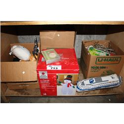 SHELF LOT OF SEASONAL DECOR