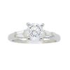 Image 1 : Platinum 0.75ctw Diamond Ring