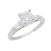 Image 3 : Platinum 0.75ctw Diamond Ring