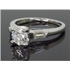 Image 5 : Platinum 0.75ctw Diamond Ring