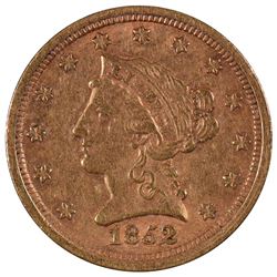 1852 $2 1/2 Liberty Head Quarter Eagle Gold Coin