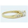 Image 5 : 14KT Yellow Gold 0.75ctw Diamond Ring