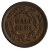 Image 2 : 1853 Braided Hair Half Cent Coin