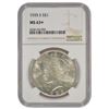 Image 1 : 1935-S $1 Peace Silver Dollar Coin NGC MS63+