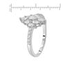 Image 2 : 14KT White Gold 0.46ctw Diamond Ring