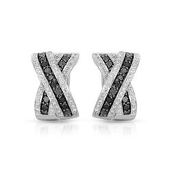 14KT White Gold 1.85ctw Diamond Earrings