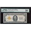 Image 1 : 1928 $100 Gold Certificate PMG 30