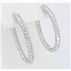 Image 1 : 18KT White Gold 2.58ctw Diamond Earrings