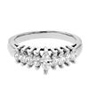Image 1 : Platinum 0.79ctw Diamond Ring