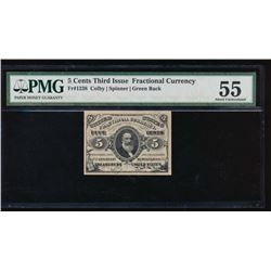 5 Cent Third Issue Fractional Note PMG 55