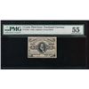 Image 1 : 5 Cent Third Issue Fractional Note PMG 55
