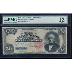 1891 $50 Silver Certificate PMG 12NET Fr. 333