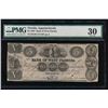 Image 1 : 1832 $5 Bank of West Florida Obsolete Note PMG 30