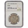 Image 1 : 1917-D Reverse Mintmark Walking Liberty Half Dollar NGC VF20