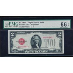 1928C $2 Legal Tender Note PMG 66EPQ
