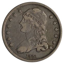 1831 Capped Bust Quarter Coin