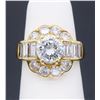 Image 8 : 14KT Yellow Gold 2.20ctw Diamond Ring