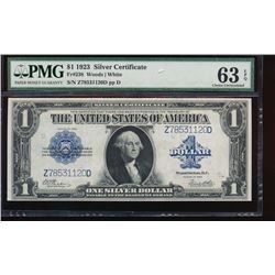 1923 $1 Silver Certificate PMG 63EPQ