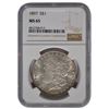 Image 1 : 1897 $1 Morgan Silver Dollar Coin NGC MS65