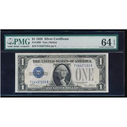1928 $1 Silver Certificate PMG 64EPQ
