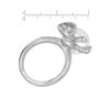 Image 2 : 14KT White Gold 9.41ct Pearl and Diamond Ring