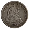 Image 1 : 1854 Seated Liberty Half Dollar Coin