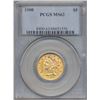 Image 1 : 1900 $5 Liberty Head Half Eagle Gold Coin PCGS MS63