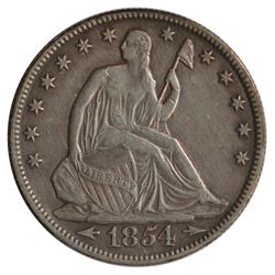 1854-O Seated Liberty Half Dollar Coin
