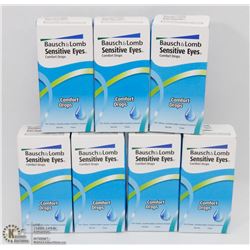 LOT OF 7 SENSITIVE EYES COMFORT DROPS